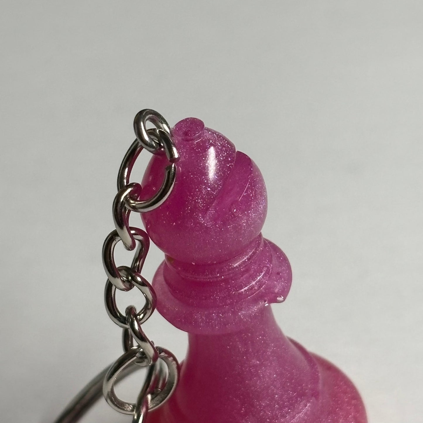 Pink Bishop - Handmade Resin Keychain