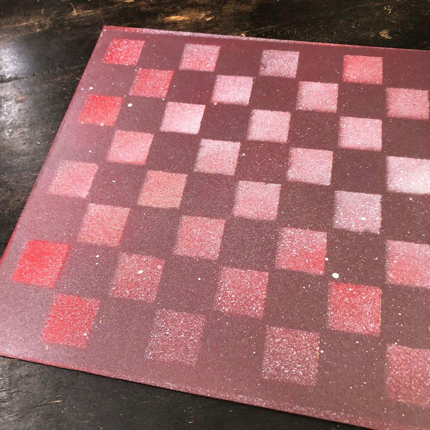 Violet Space - Painted Chess Set