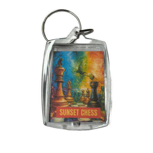 Rainbow Mist - Chess  Photo Keychain