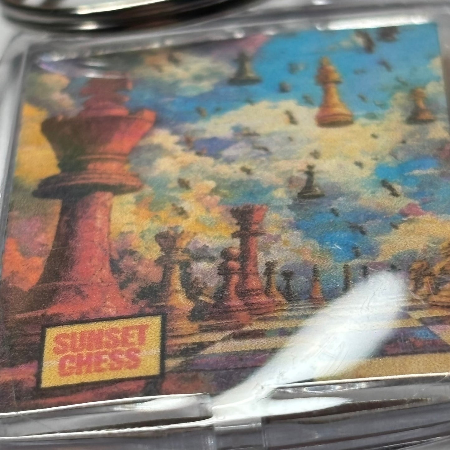 Fly High - Chess  Photo Keychain