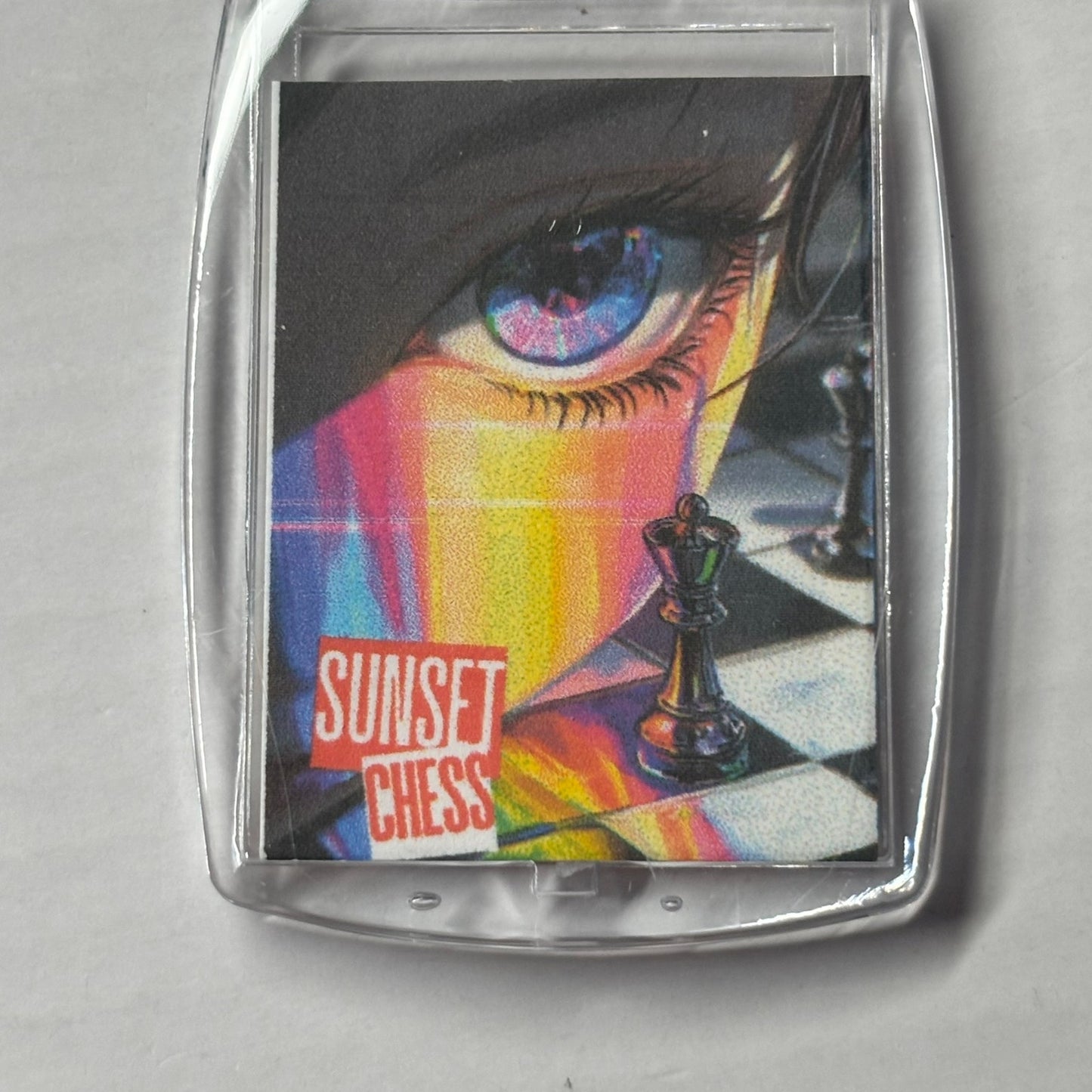 Mystic Eye - Chess  Photo Keychain