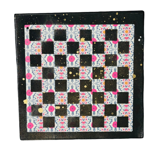 Classy Pattern - Scrapbook Chess Board
