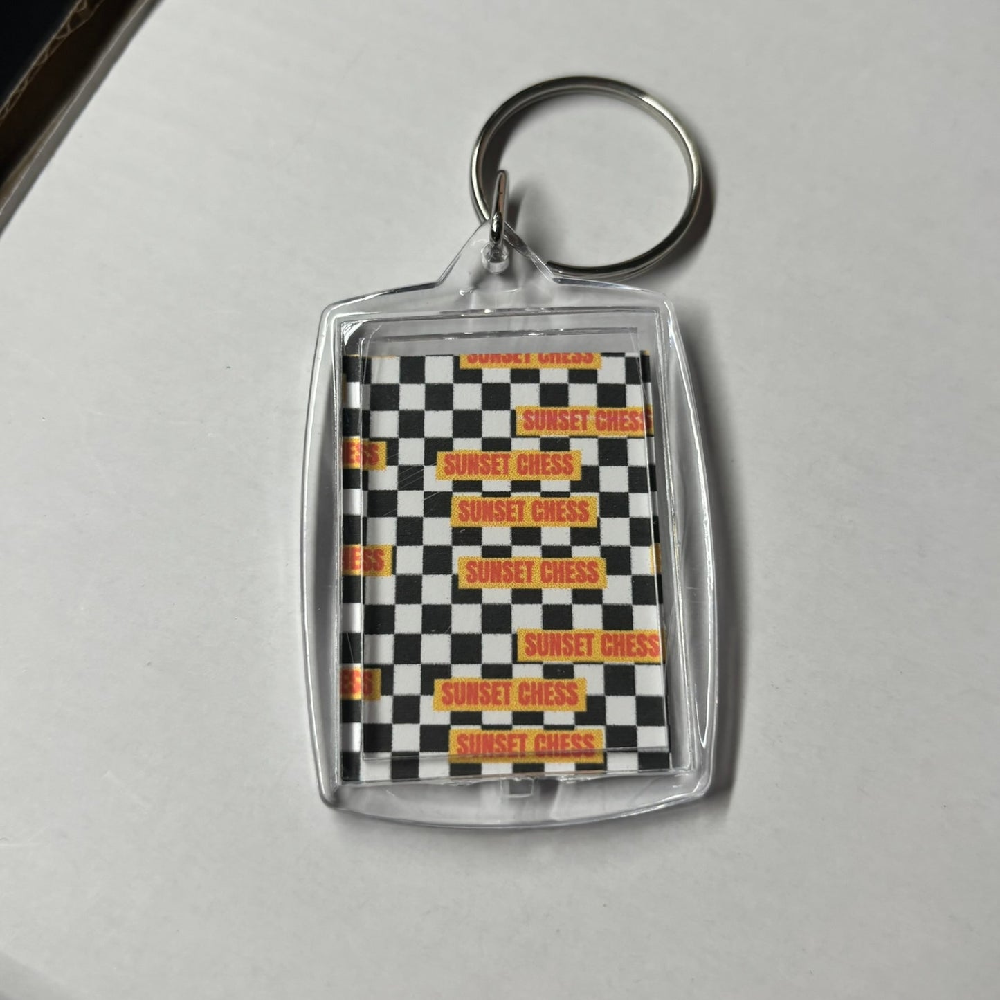 Chess Yard - Chess  Photo Keychain