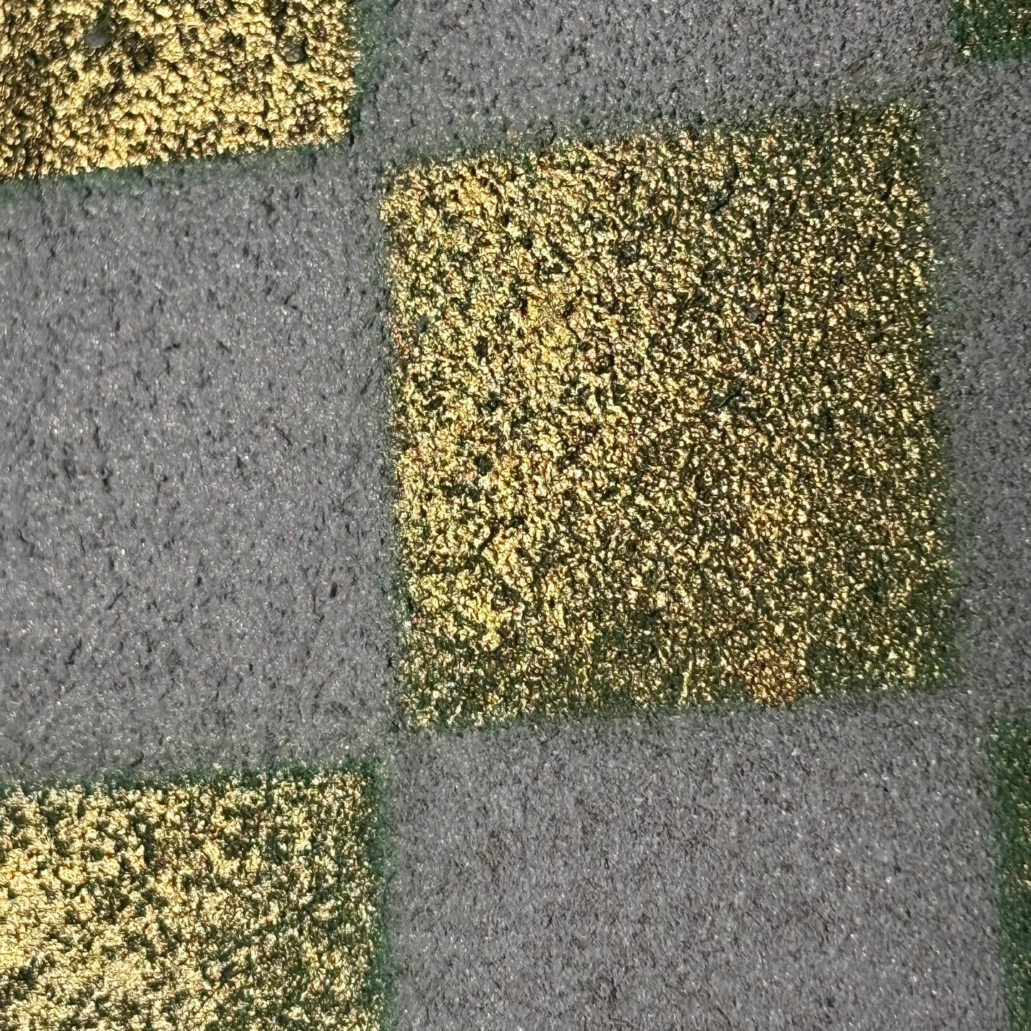 Green & White, Golden Blush - Painted Chess Board