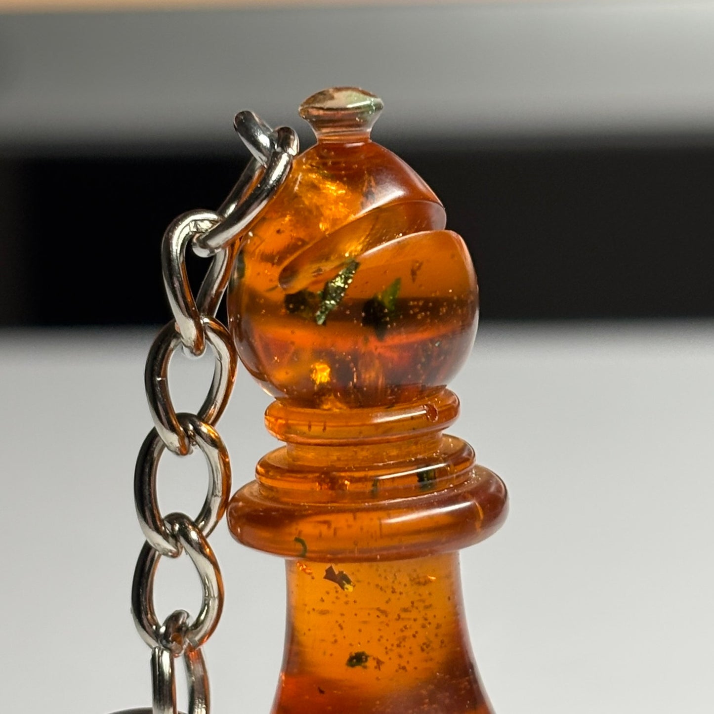 Amber Bishop - Handmade Resin Keychain
