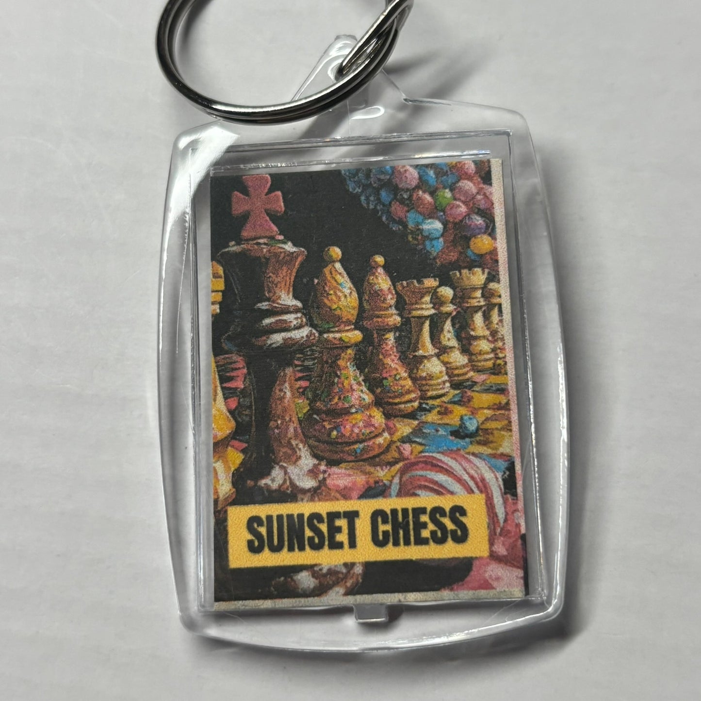 Chess Pieces - Chess  Photo Keychain