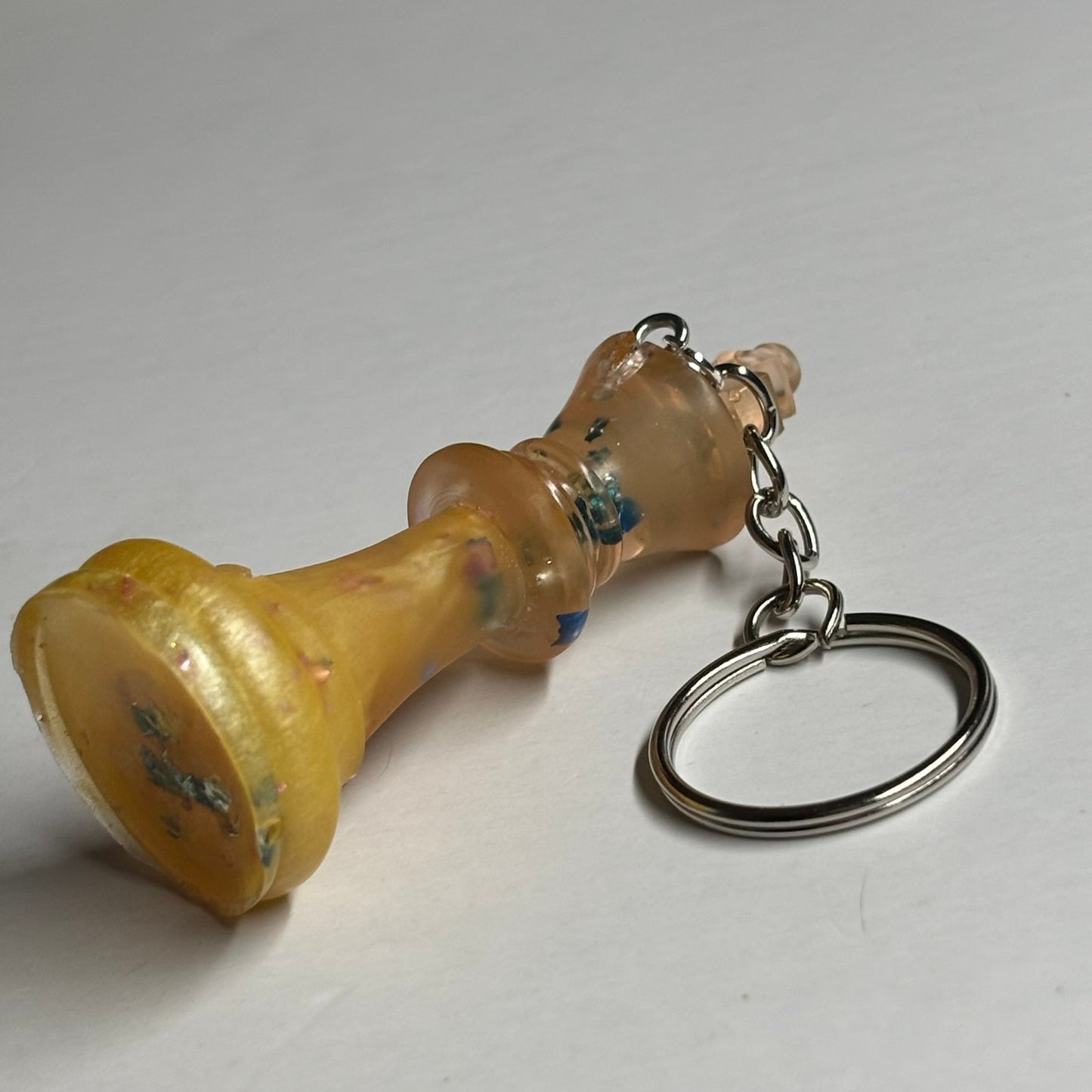 Yellow Royal King - Handmade Resin Keychain