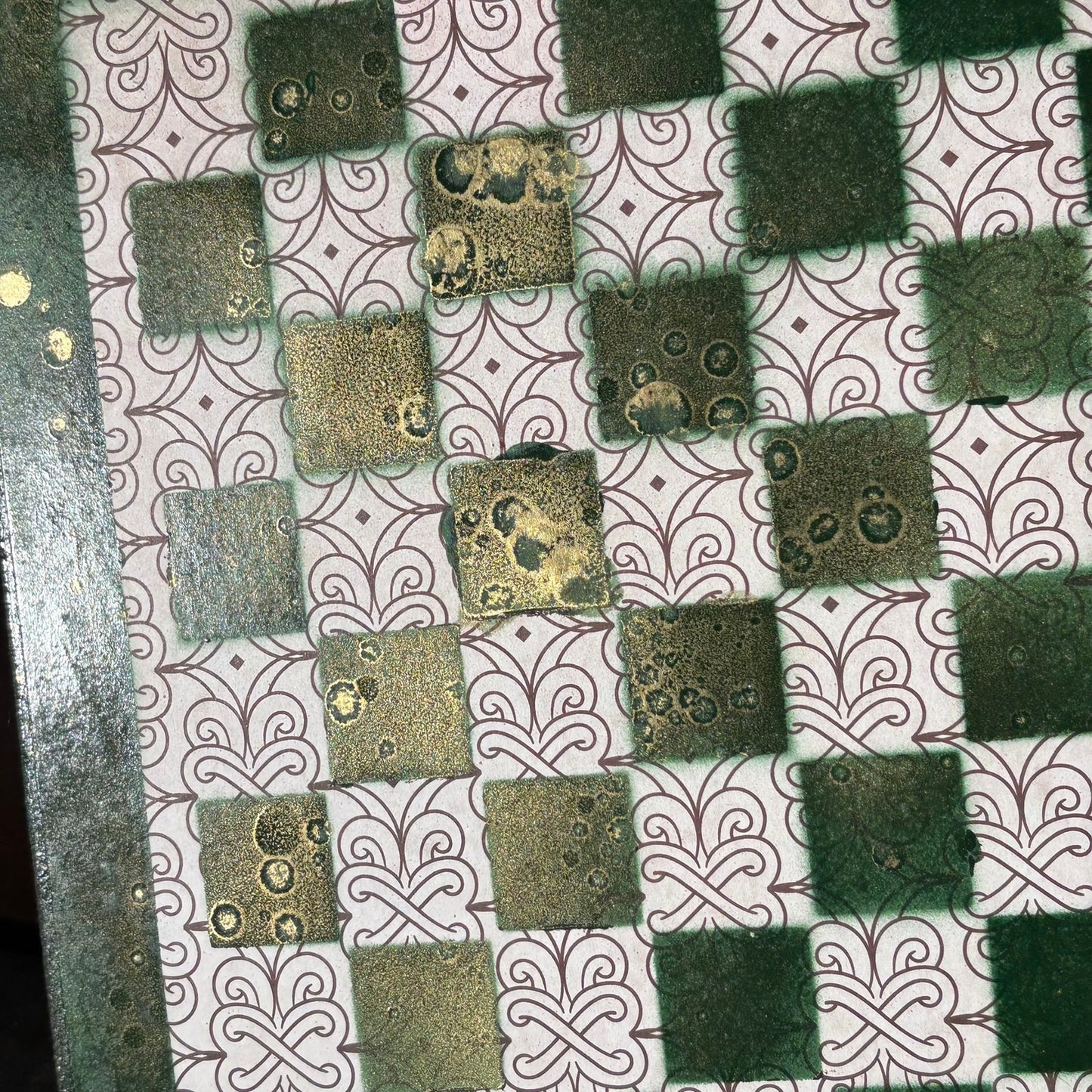 Rich Green - Scrapbook Chess Board