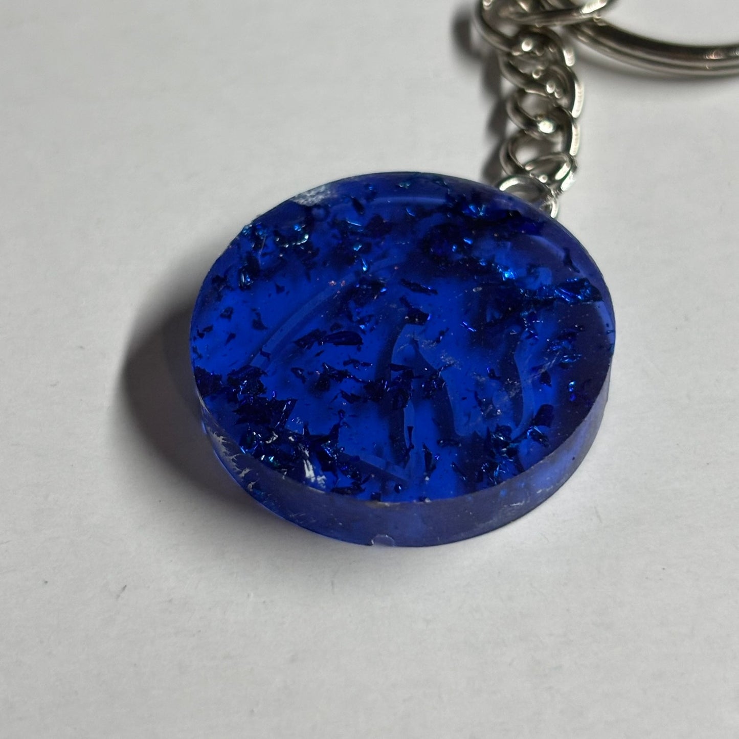 Blue Knight - Handmade Resin Keychain