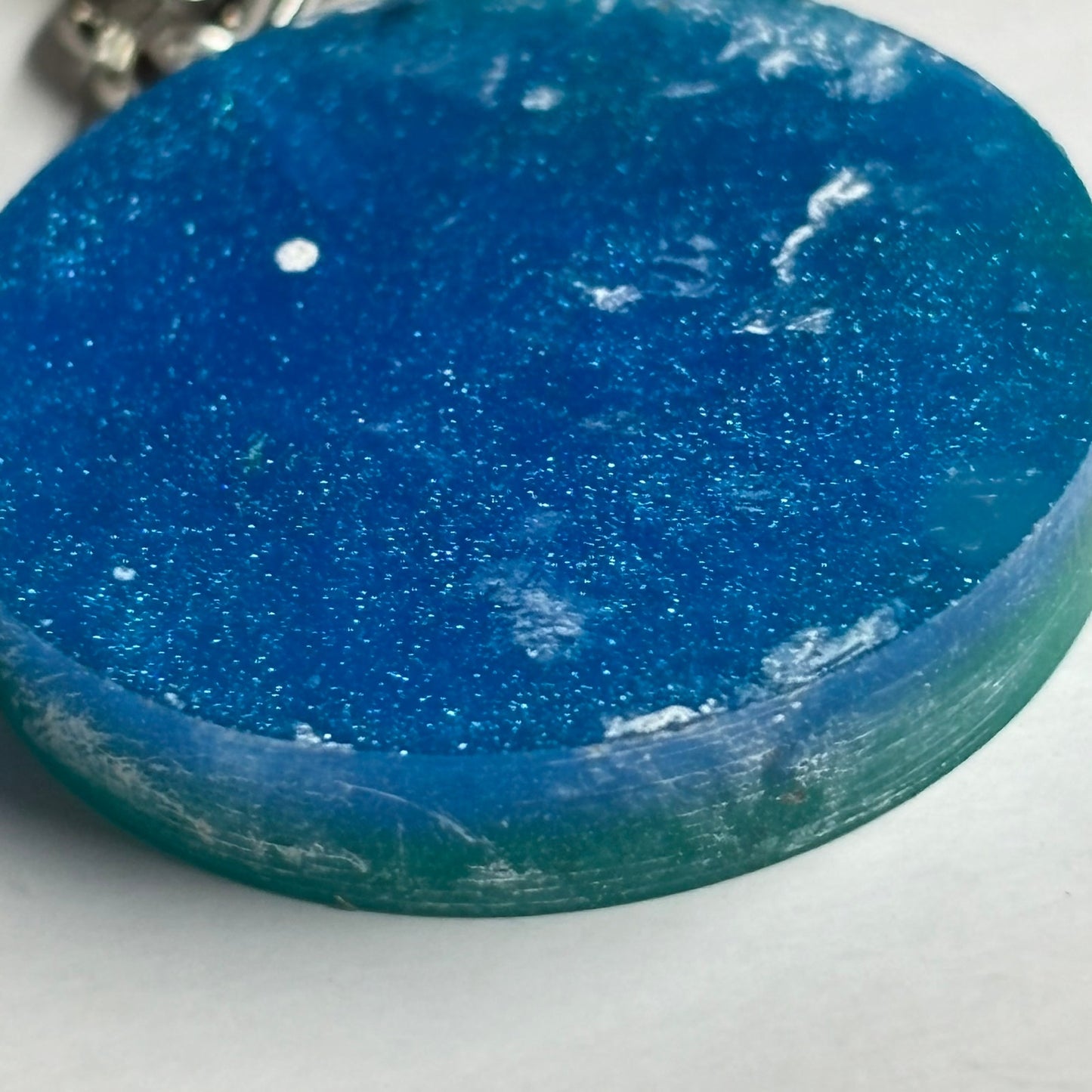 Bluish Green Pawn - Handmade Resin Keychain