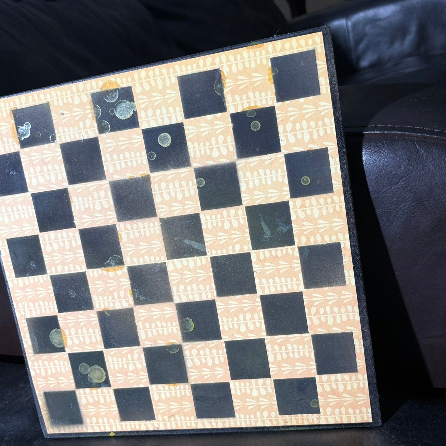 Lush Yellow - Scrapbook Chess Board