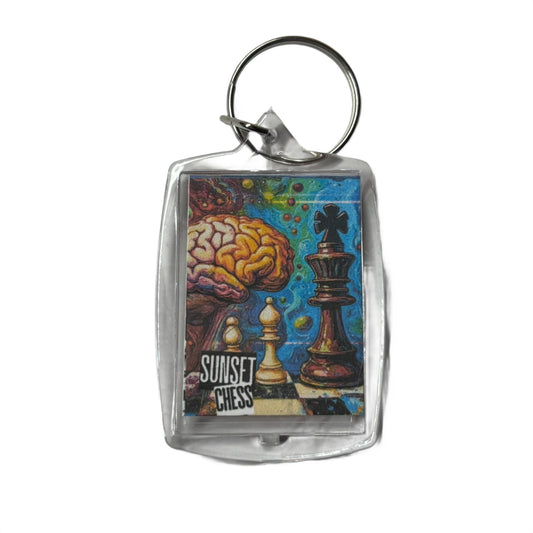 The Brains - Chess  Photo Keychain
