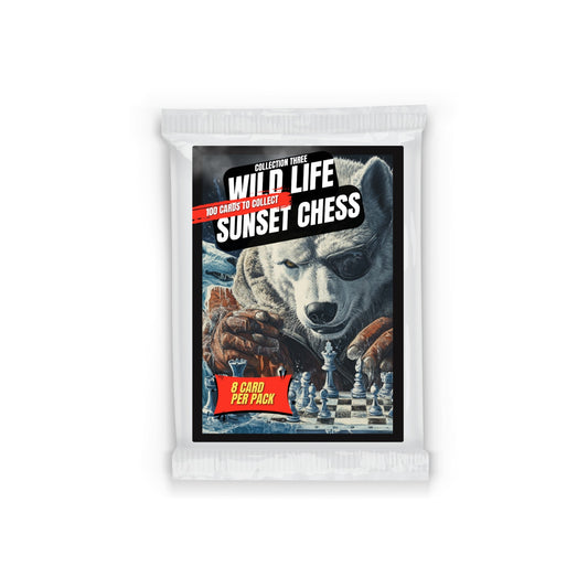 Wild Life Collection 3 - Sunset Chess Scrapbook Card Pack