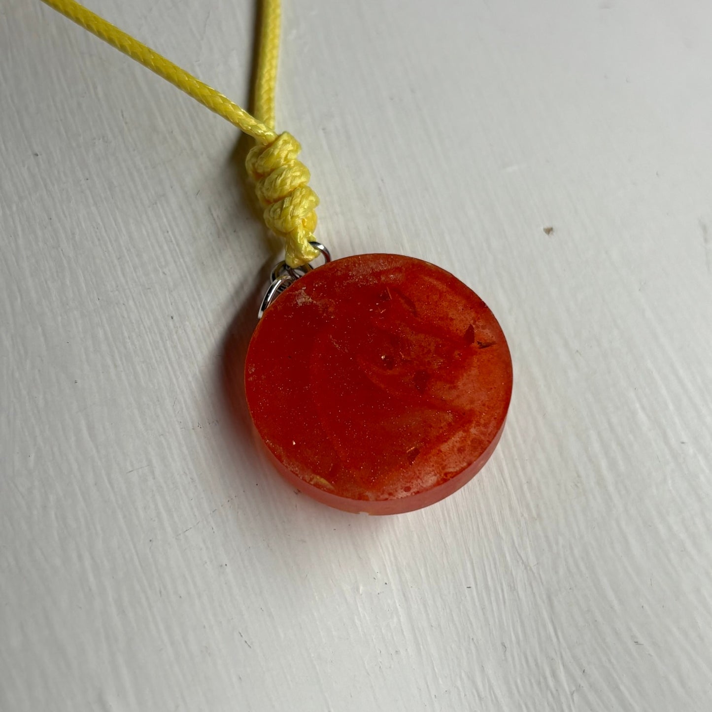 Red Knight - Handmade Resin Chess Necklace