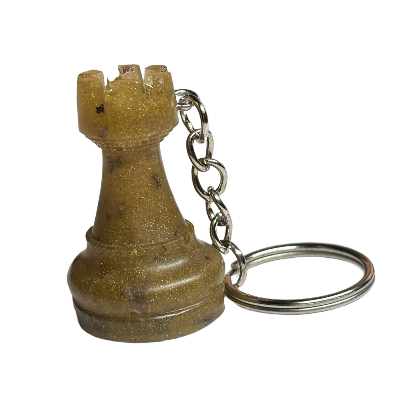 Simple Rook - Handmade Resin Keychain