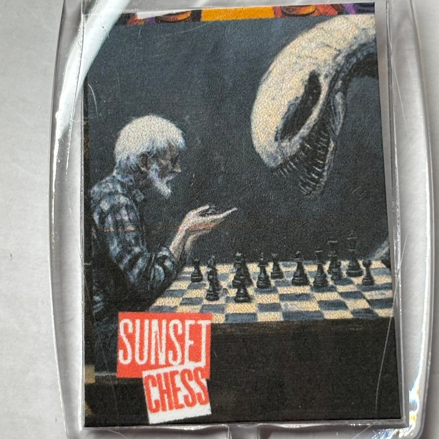 Man vs Alien - Chess  Photo Keychain