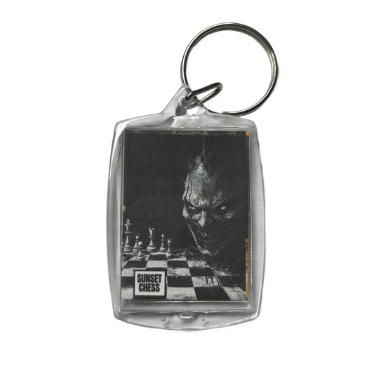 Dark Clown - Chess  Photo Keychain