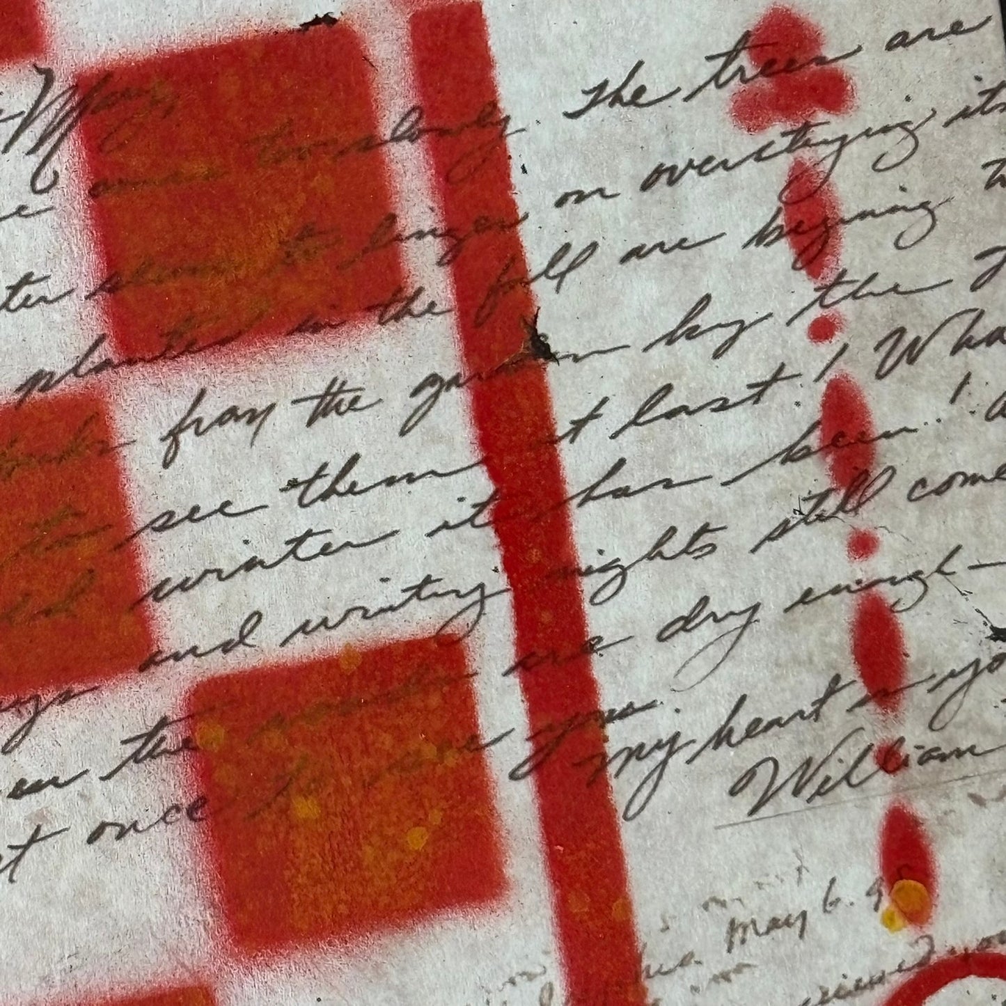 Classical Red - Scrapbook Chess Board