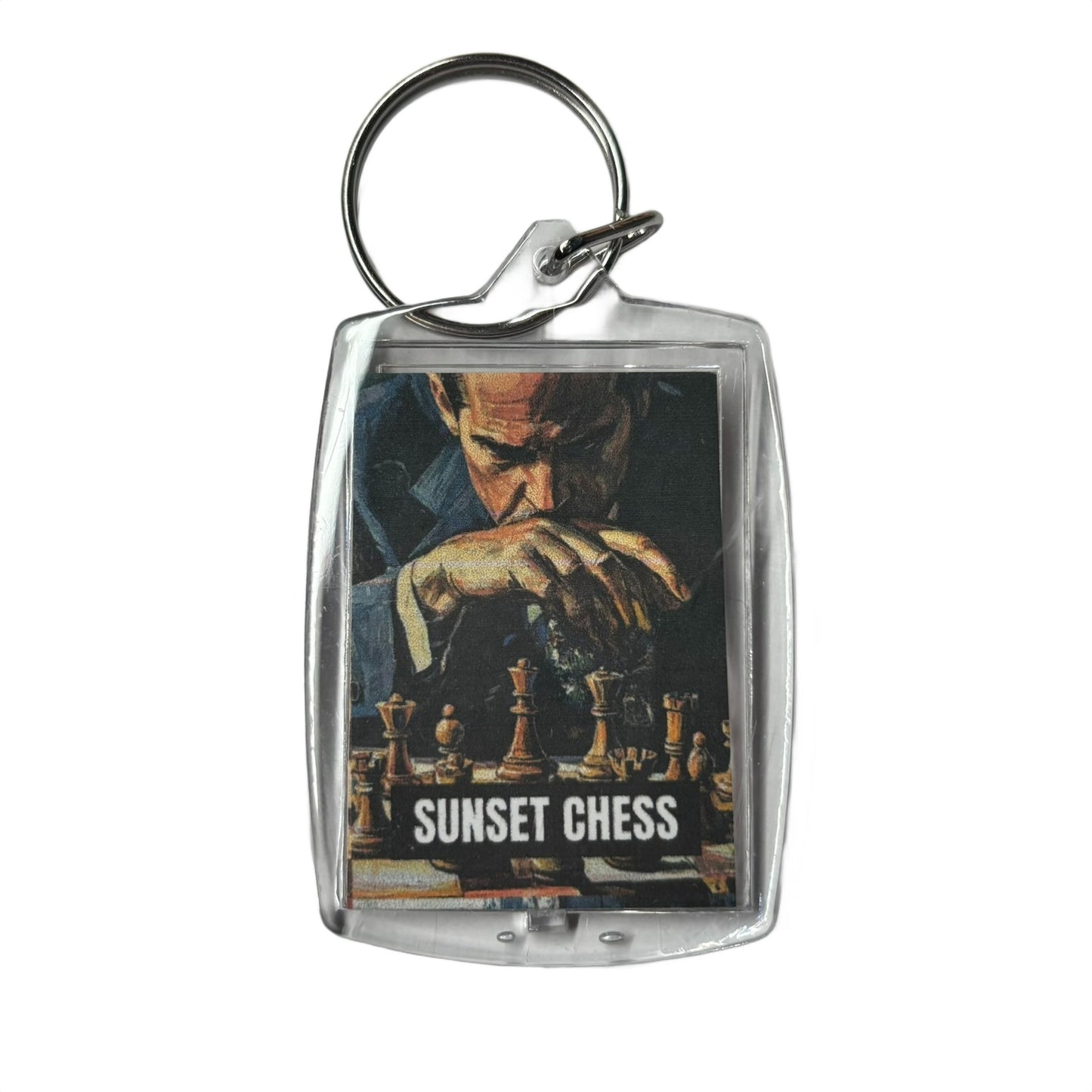Strategic Game - Chess  Photo Keychain