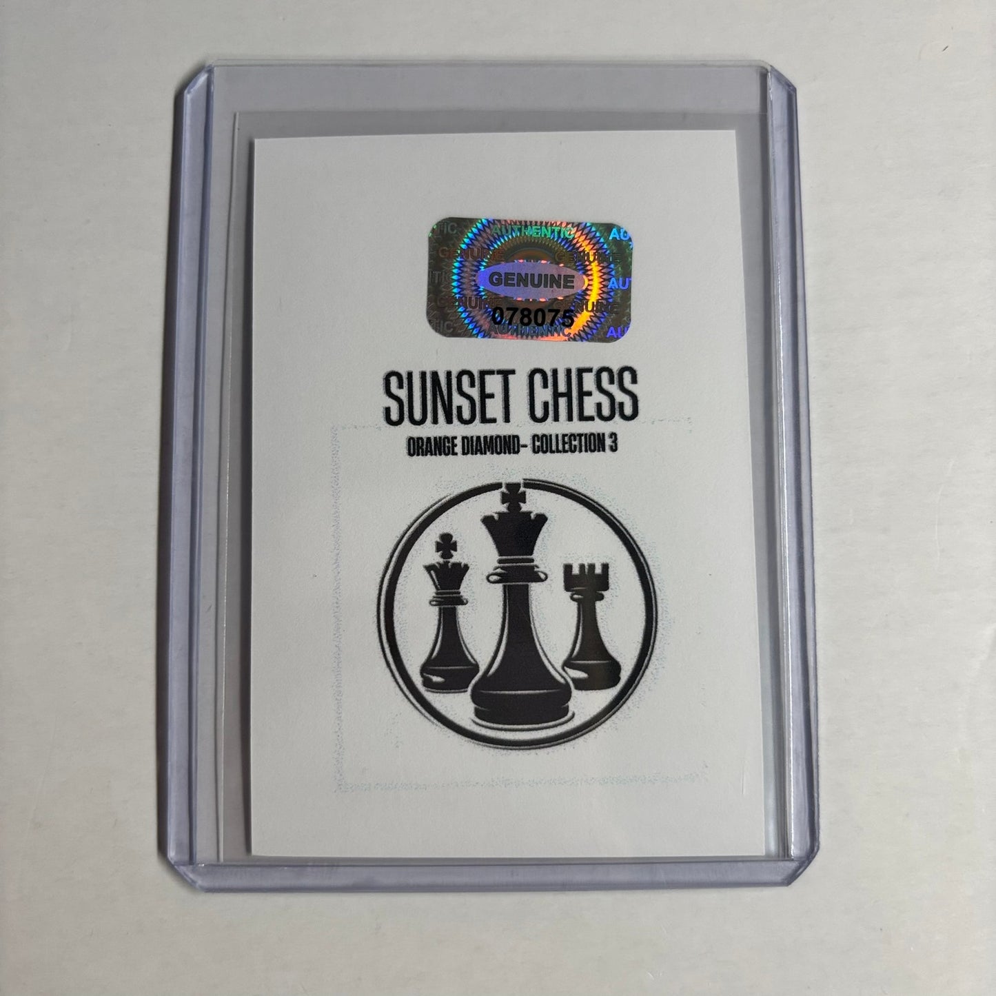 Orange Diamond Collection 3 - Trading Card