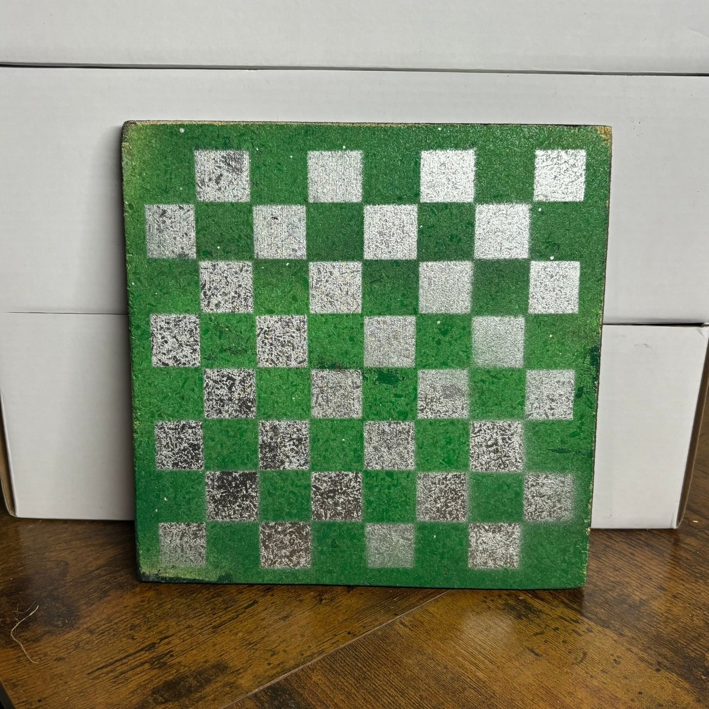 Green Chrome - Painted Double Sided Chess Board