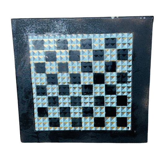 Simplistic Golden Green - Large Scrapbook Chess Board
