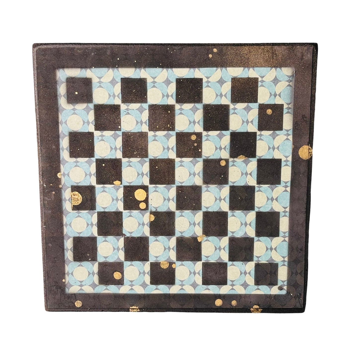 Simple Green - Scrapbook Chess Board