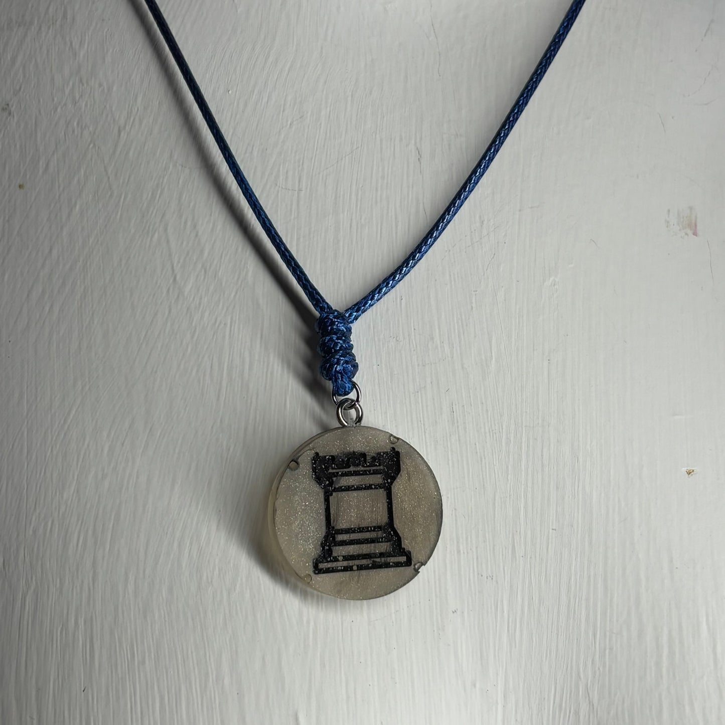 Classic Rook - Handmade Resin Chess Necklace