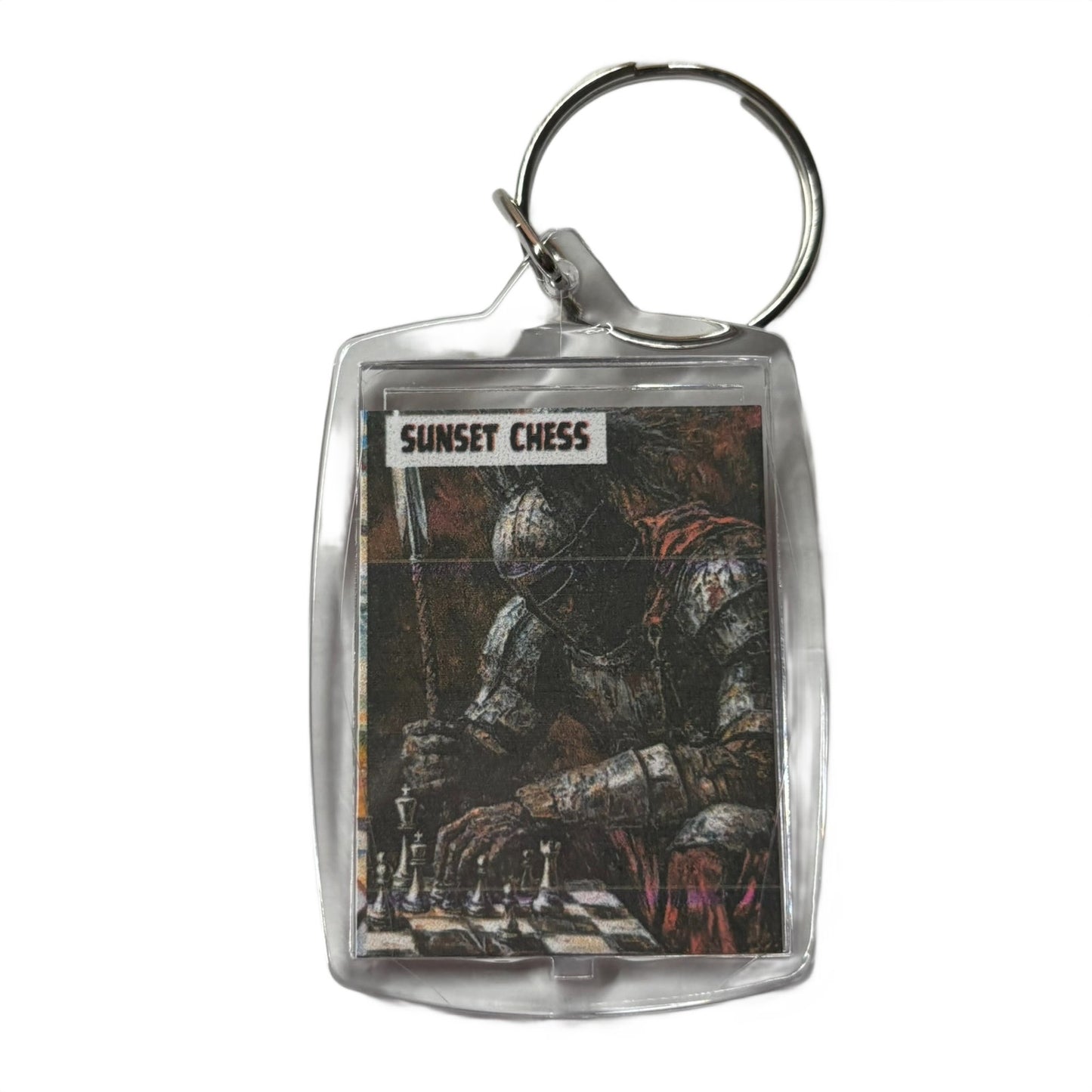 Lone Warrior - Chess  Photo Keychain