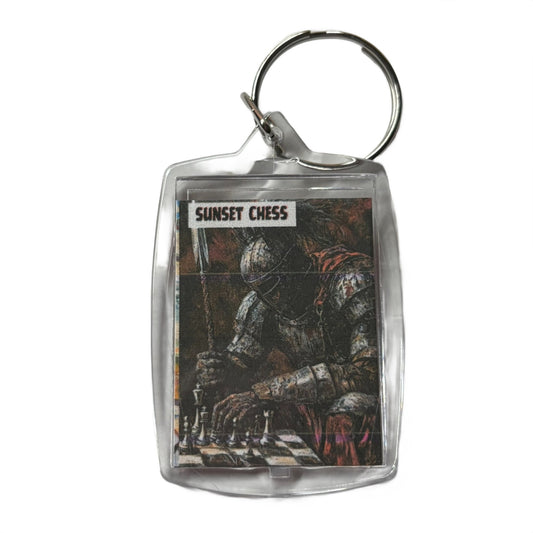 Lone Warrior - Chess  Photo Keychain
