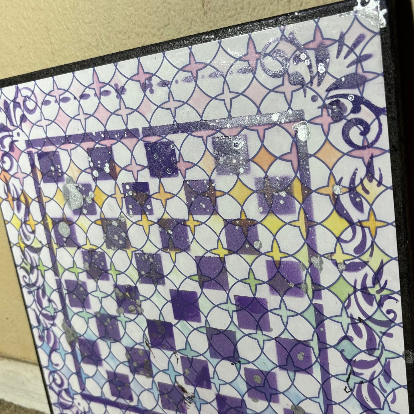 Starlight Purple - Scrapbook Chess Board
