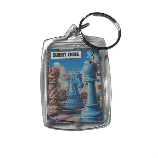 Candy Chess - Chess  Photo Keychain