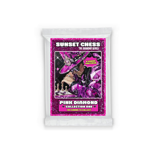 Pink Diamond Part 1 - Sunset Chess Scrapbook Card Pack