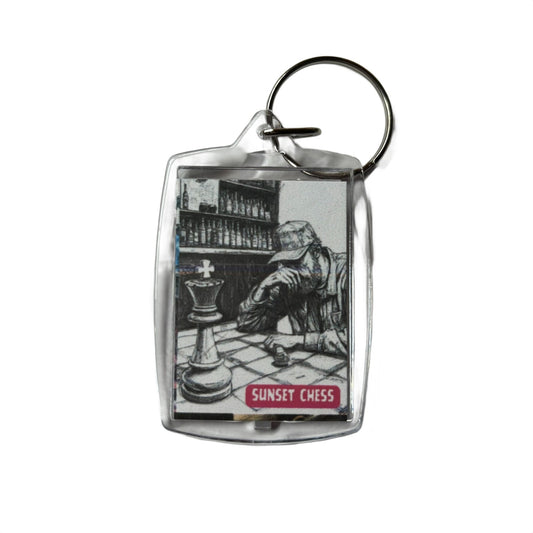 His Enemy - Chess  Photo Keychain