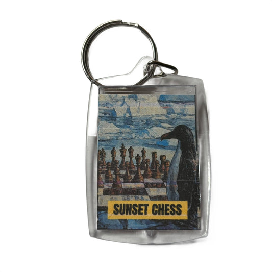 Cold Penguin - Chess  Photo Keychain