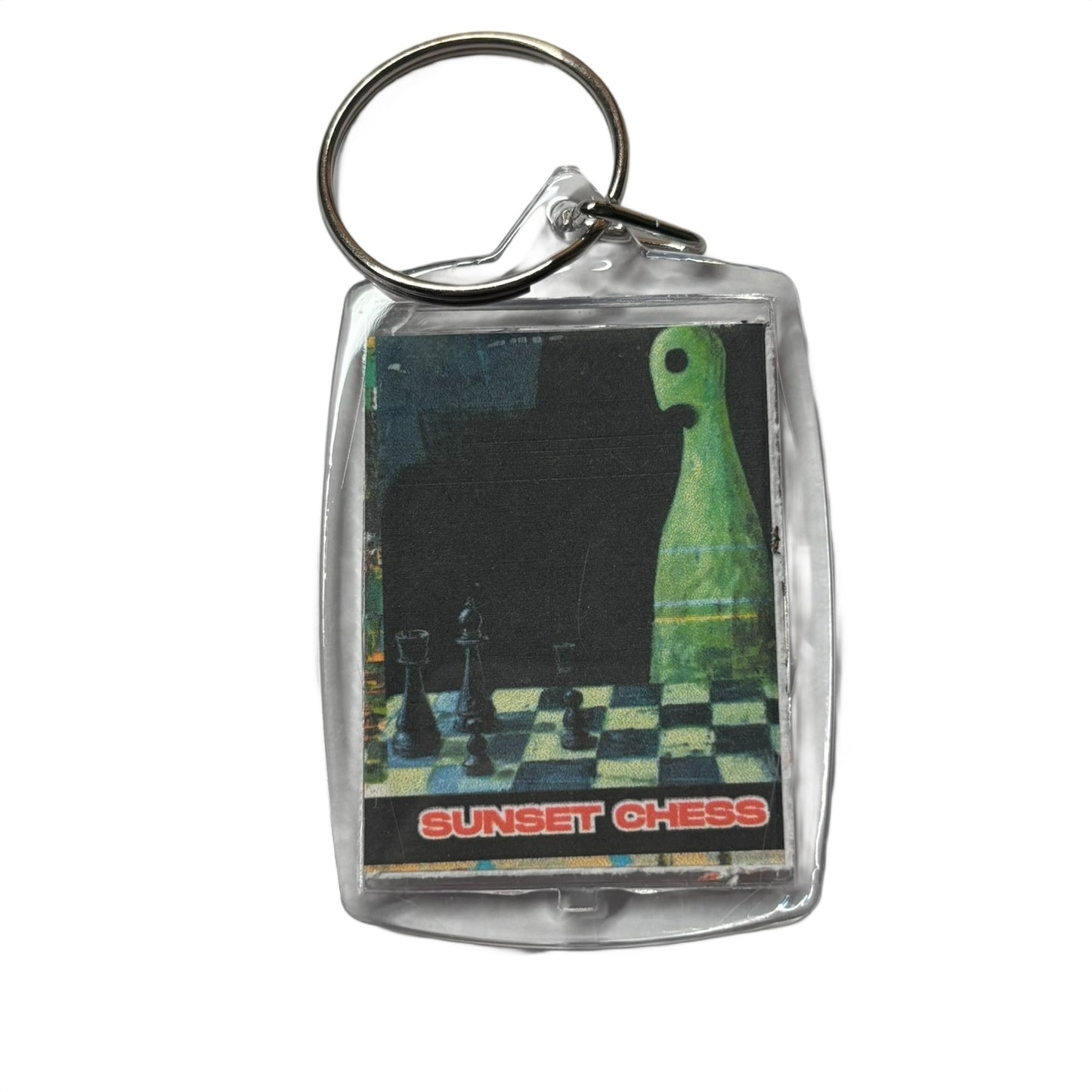 Green Ghost - Chess  Photo Keychain