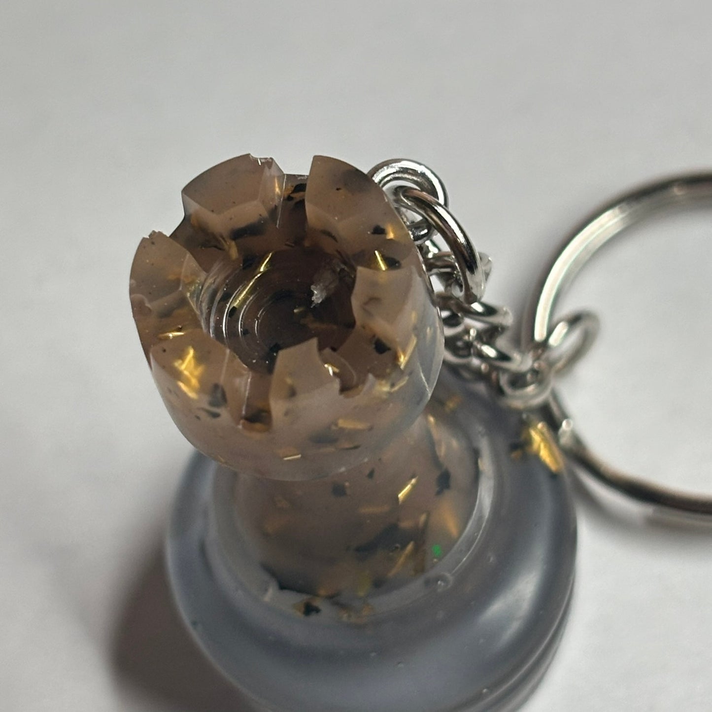 Royal Brown - Handmade Resin Keychain