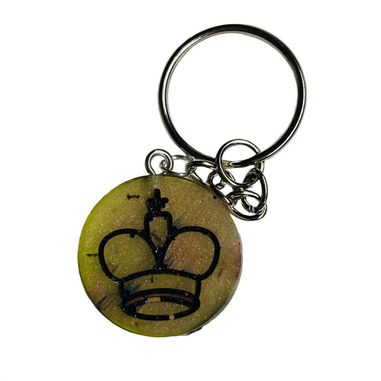 Dirty Green King - Handmade Resin Keychain