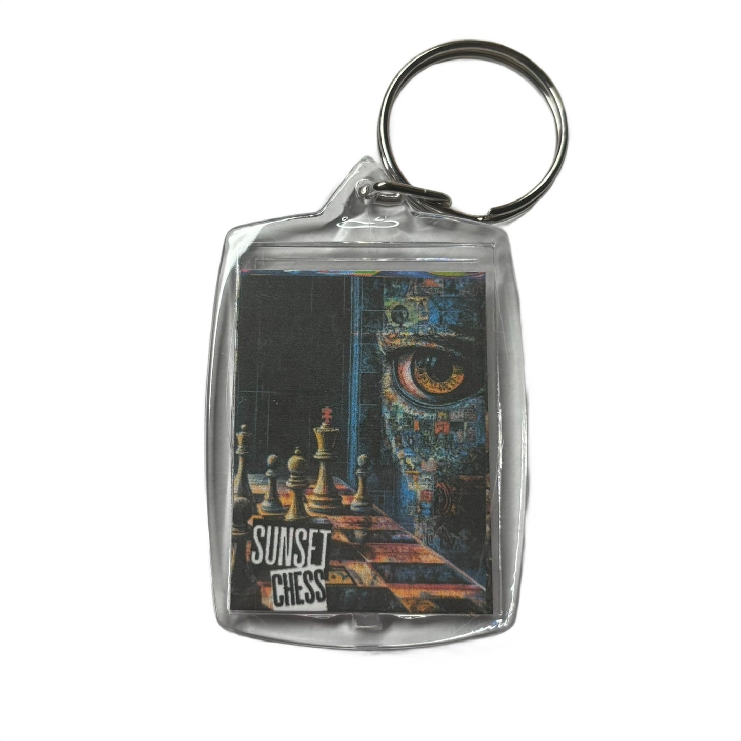 Seeing Eye - Chess  Photo Keychain