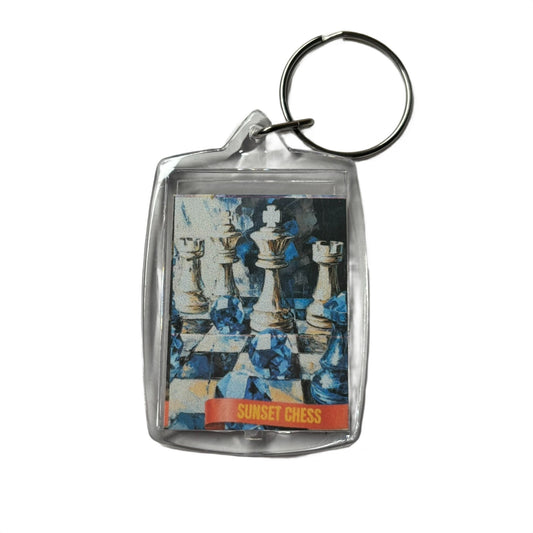 Ice Chess - Chess  Photo Keychain