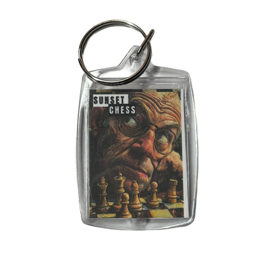 Big Head - Chess  Photo Keychain