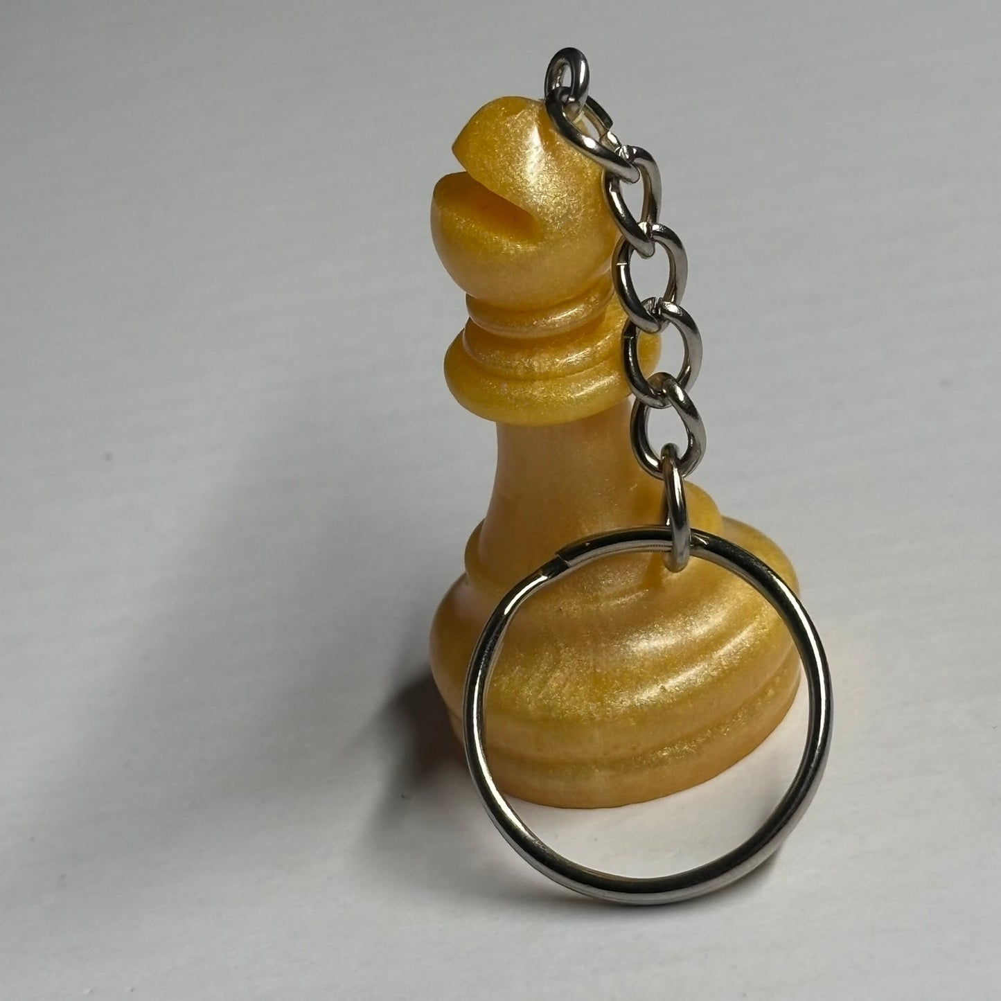 Yellow Bishop - Handmade Resin Keychain