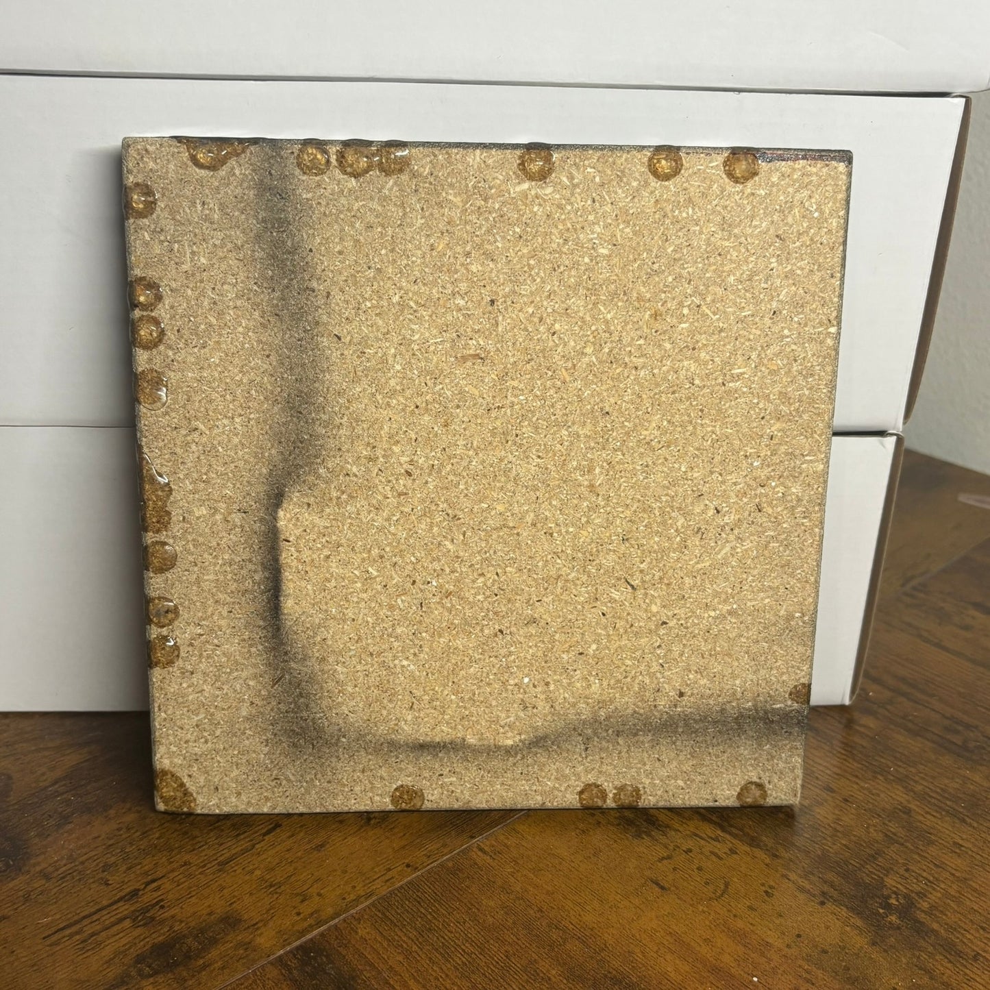 Fancy Flowers - Resin Coated Chess Board