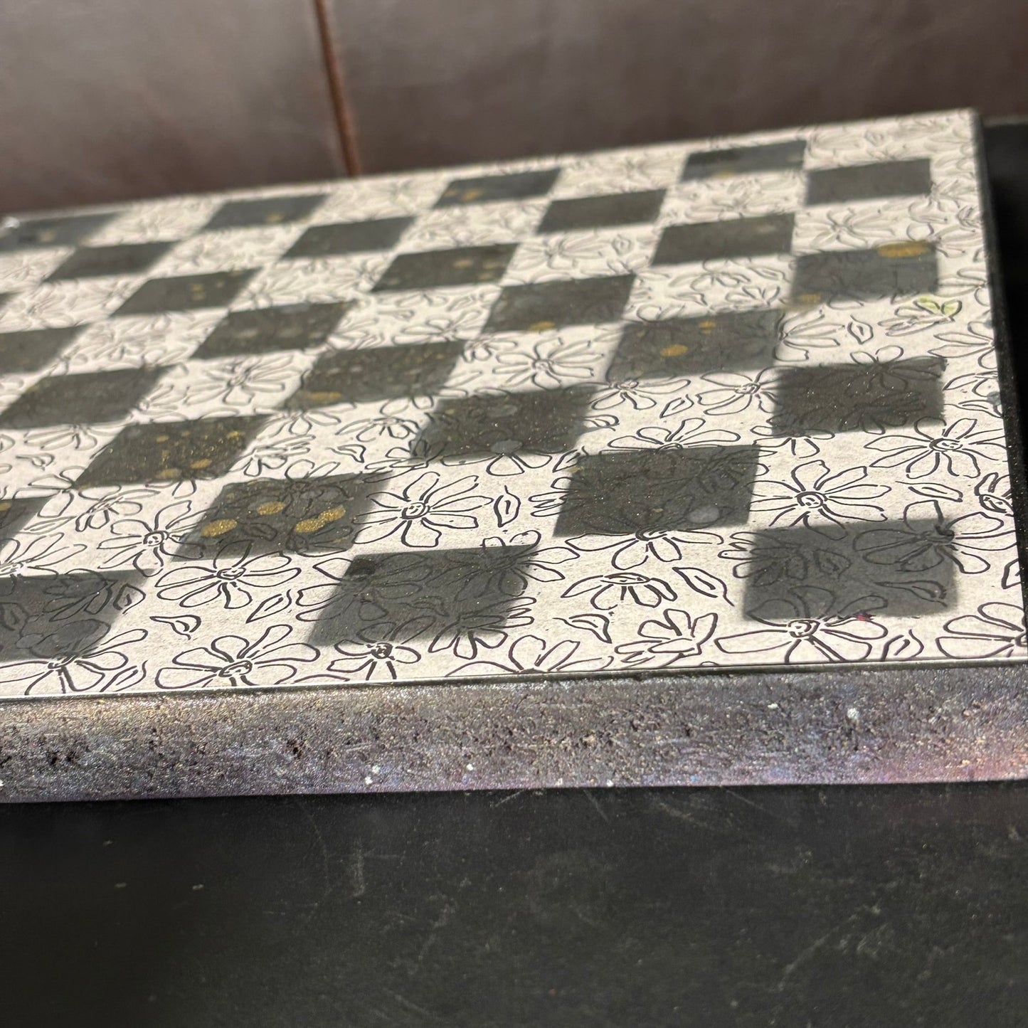 Black & White - Scrapbook Chess Board