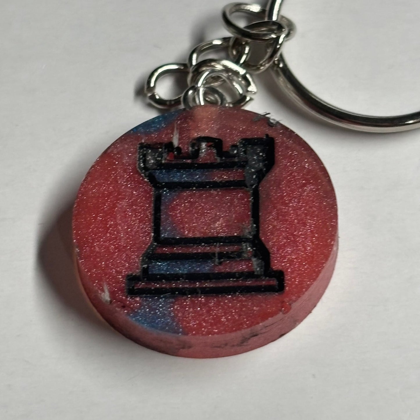 The Mixed Rook - Handmade Resin Keychain