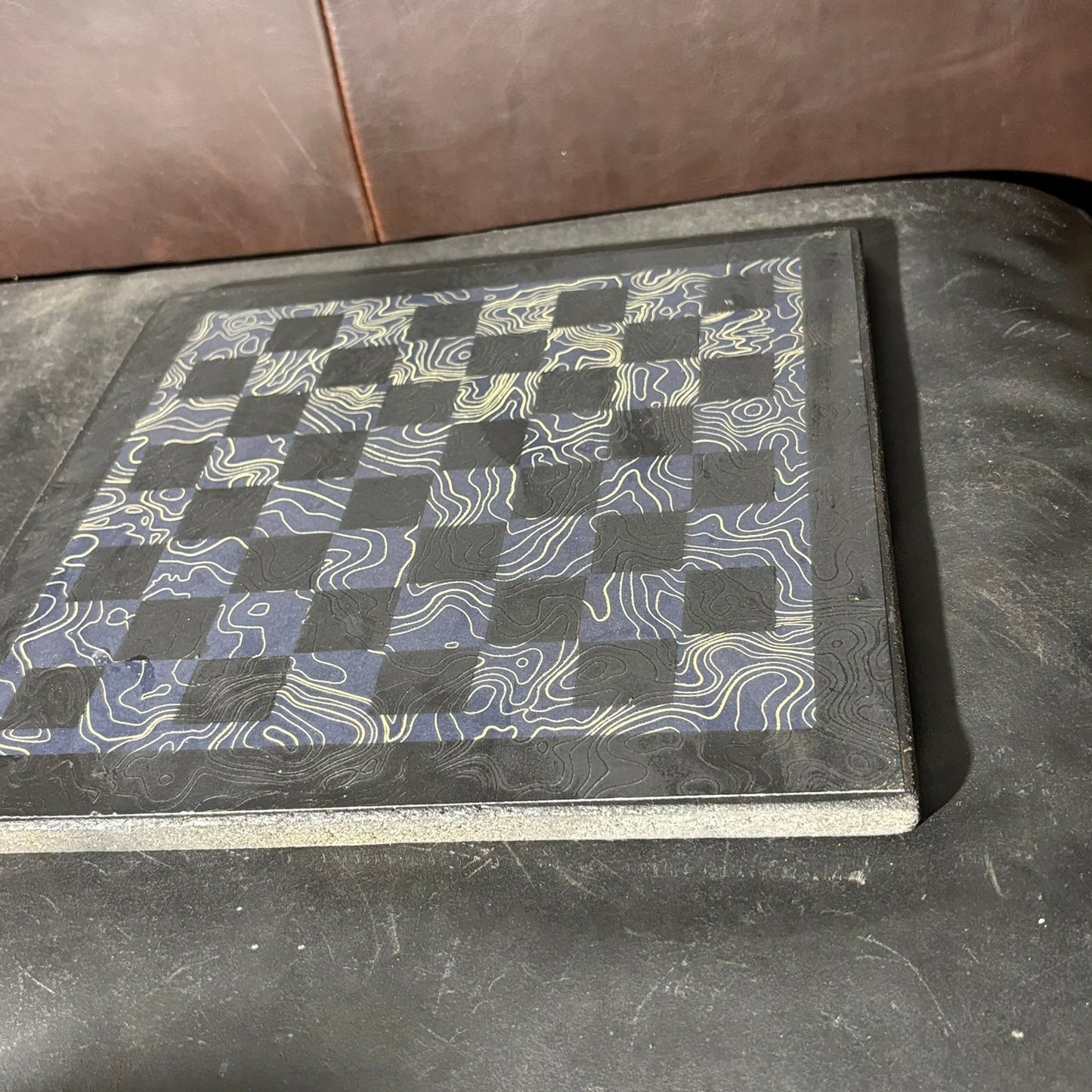 Stealth Black - Scrapbook Chess Board