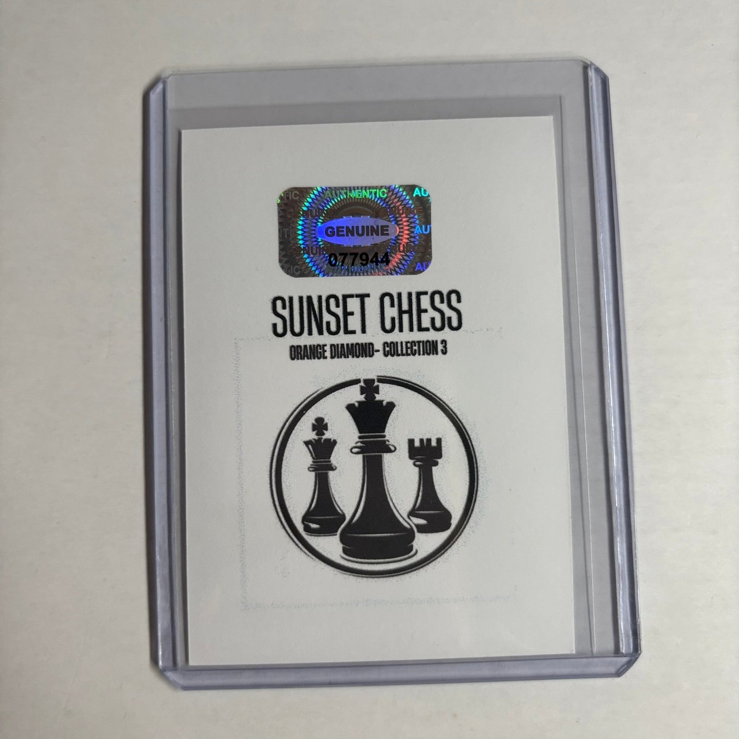Orange Diamond Collection 3 - Trading Card