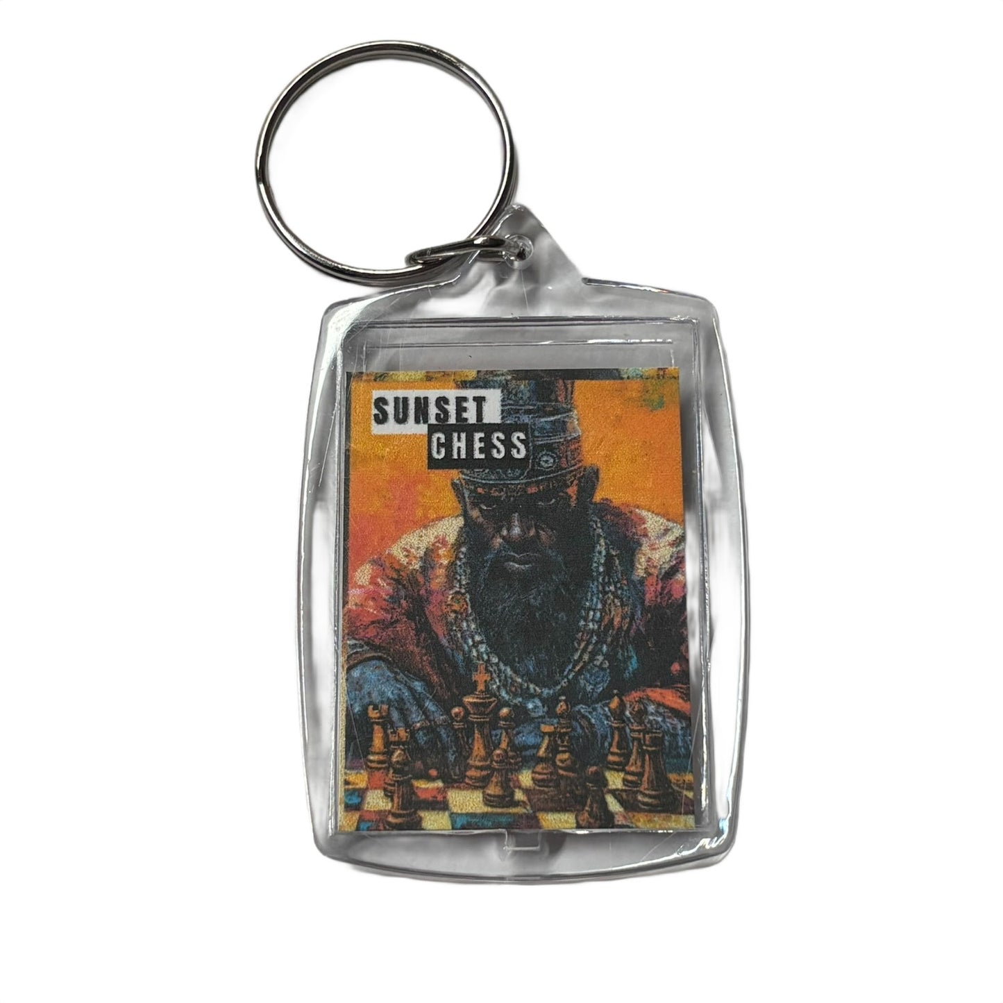 African Prince - Chess  Photo Keychain