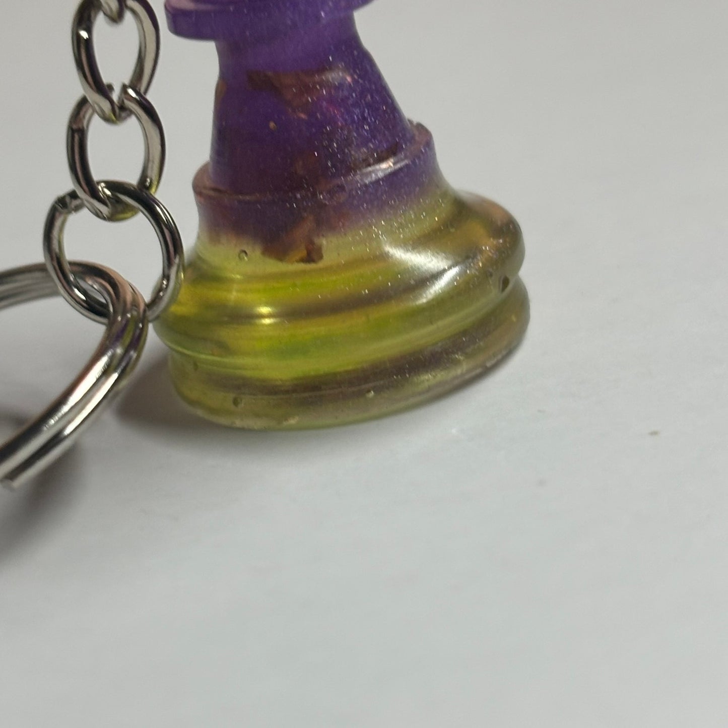 Purple Pawn - Handmade Resin Keychain