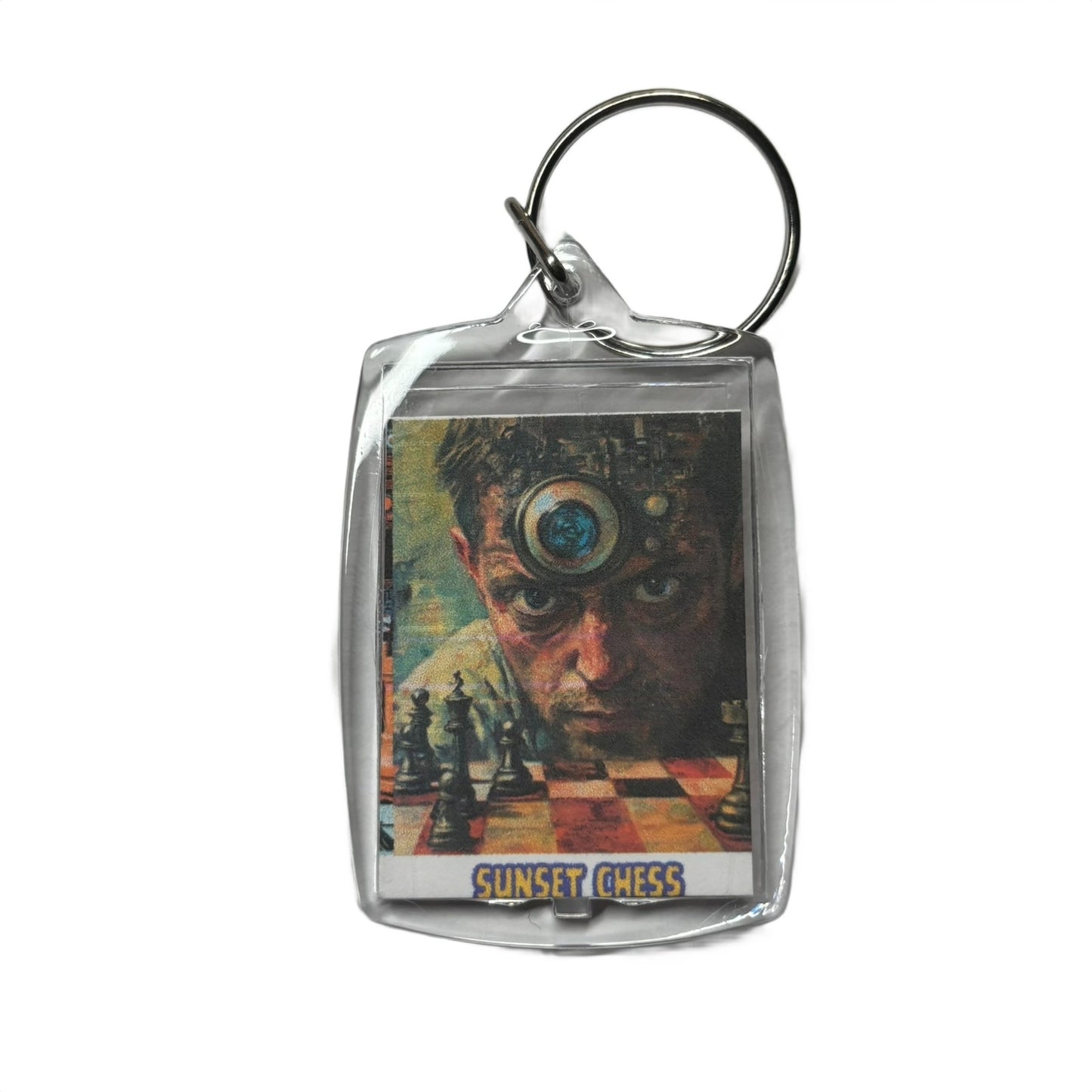 Robo Eye - Chess  Photo Keychain
